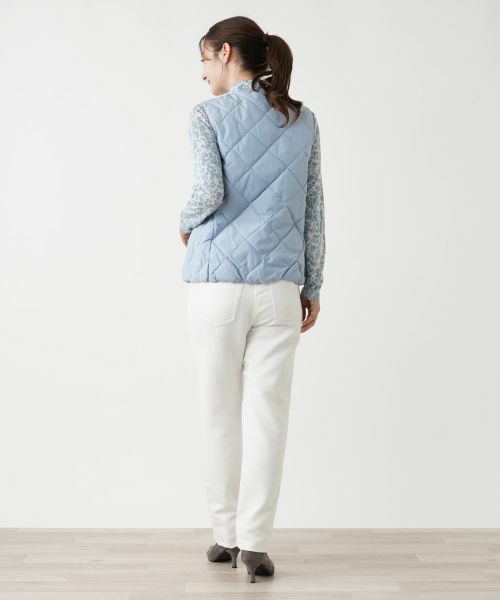 Leilian / レリアン テーラードジャケット | ダウンベスト【LIMONTA EAST×TAION】 | 詳細21