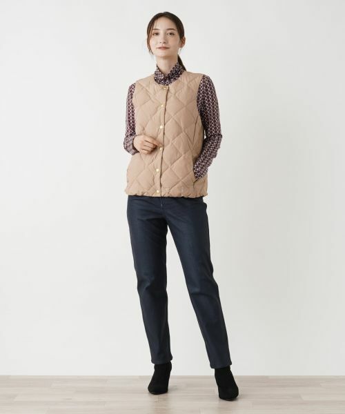 Leilian / レリアン テーラードジャケット | ダウンベスト【LIMONTA EAST×TAION】 | 詳細24