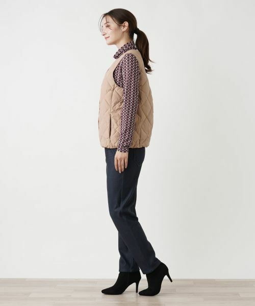 Leilian / レリアン テーラードジャケット | ダウンベスト【LIMONTA EAST×TAION】 | 詳細25