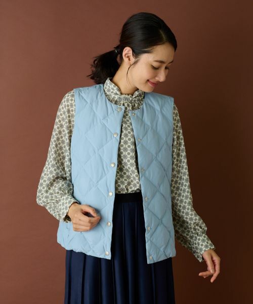 Leilian / レリアン テーラードジャケット | ダウンベスト【LIMONTA EAST×TAION】 | 詳細3