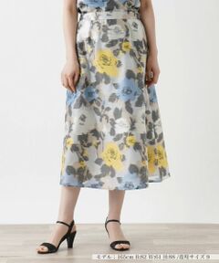 Leilian / レリアン ミニ・ひざ丈スカート | フレアスカート