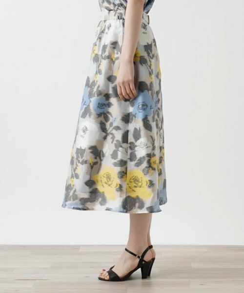 Leilian / レリアン ミニ・ひざ丈スカート | フレアスカート | 詳細10