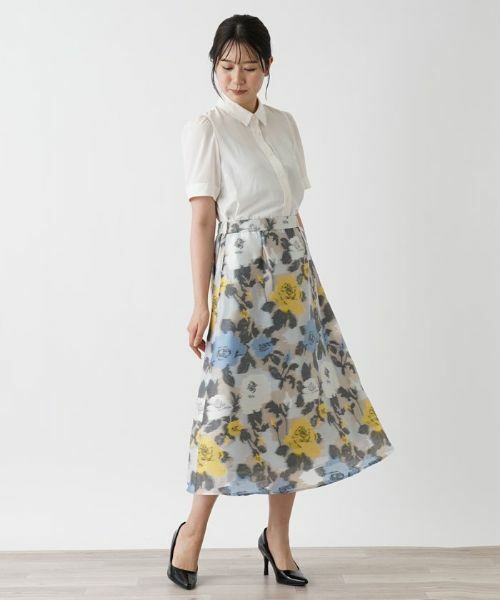 Leilian / レリアン ミニ・ひざ丈スカート | フレアスカート | 詳細3