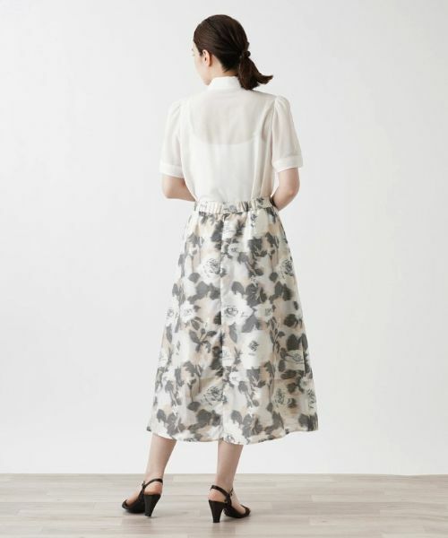 Leilian / レリアン ミニ・ひざ丈スカート | フレアスカート | 詳細5