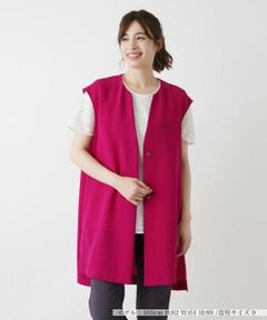 Leilian / レリアン テーラードジャケット | 洗えるロングベスト