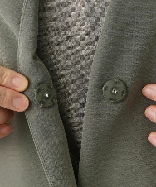 Leilian / レリアン テーラードジャケット | 洗えるロングベスト | 詳細10