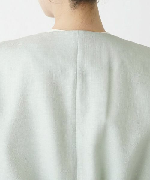 Leilian / レリアン テーラードジャケット | 切替えノーカラーブルゾン | 詳細16