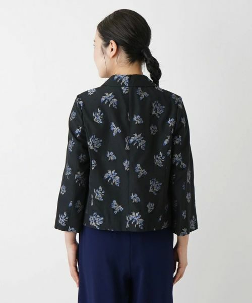 Leilian / レリアン テーラードジャケット | 【店舗人気】総柄ジャケット | 詳細10