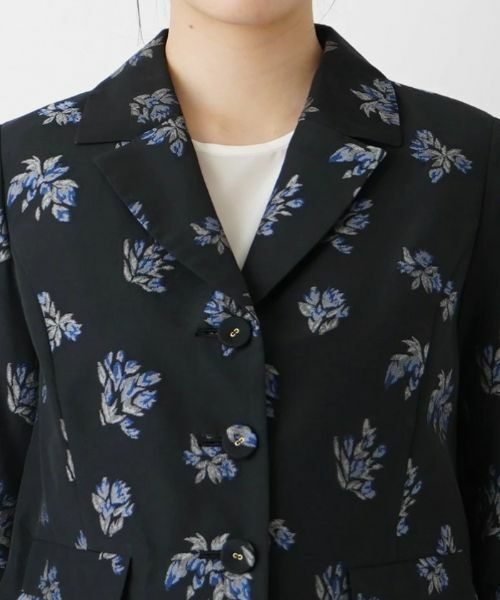 Leilian / レリアン テーラードジャケット | 【店舗人気】総柄ジャケット | 詳細11