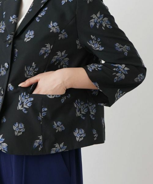 Leilian / レリアン テーラードジャケット | 【店舗人気】総柄ジャケット | 詳細13
