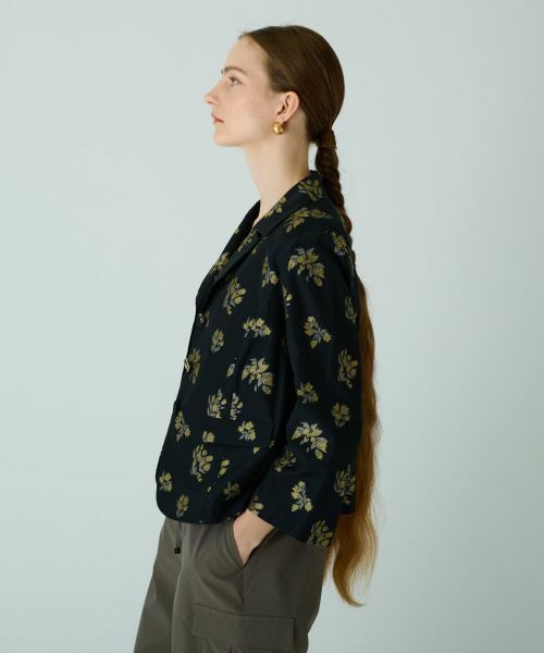 Leilian / レリアン テーラードジャケット | 【店舗人気】総柄ジャケット | 詳細2