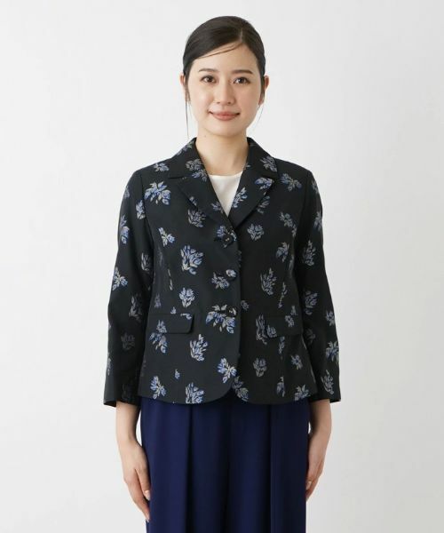 Leilian / レリアン テーラードジャケット | 【店舗人気】総柄ジャケット | 詳細8
