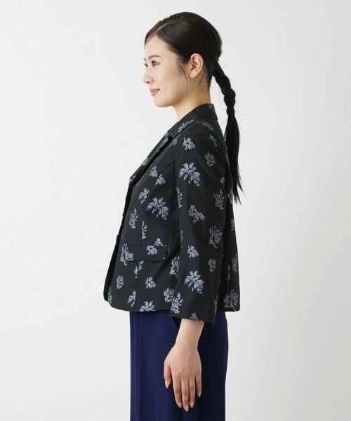 Leilian / レリアン テーラードジャケット | 【店舗人気】総柄ジャケット | 詳細9