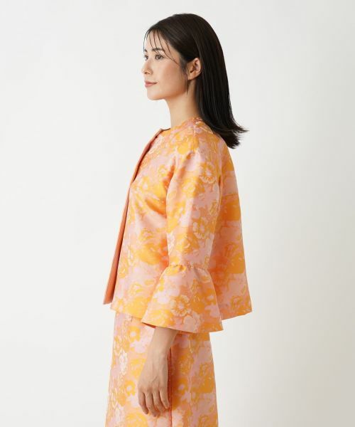 Leilian / レリアン テーラードジャケット | ボタニカル柄ジャケット | 詳細11