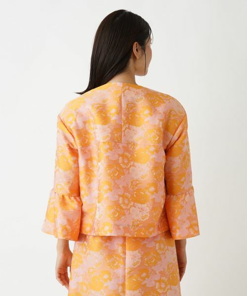 Leilian / レリアン テーラードジャケット | ボタニカル柄ジャケット | 詳細12