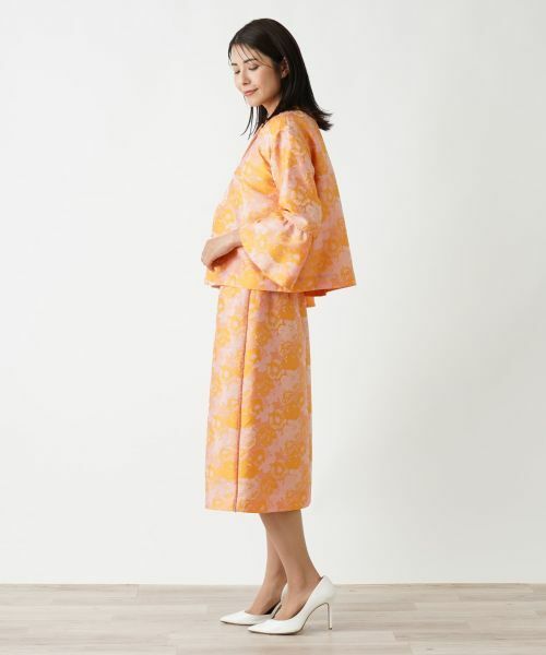 Leilian / レリアン ミニ・ひざ丈スカート | ボタニカル柄スカート | 詳細10