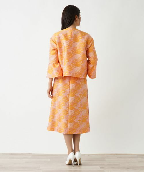 Leilian / レリアン ミニ・ひざ丈スカート | ボタニカル柄スカート | 詳細11