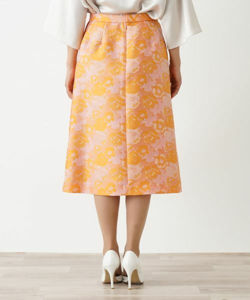 Leilian / レリアン ミニ・ひざ丈スカート | ボタニカル柄スカート | 詳細14