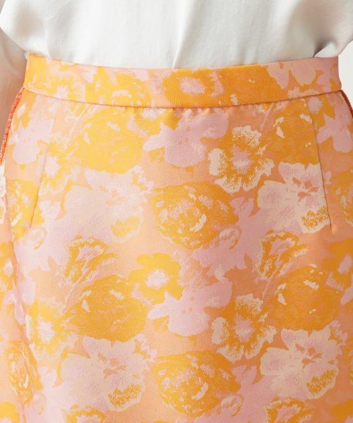 Leilian / レリアン ミニ・ひざ丈スカート | ボタニカル柄スカート | 詳細15