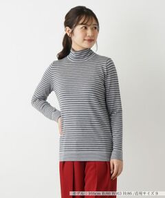 Leilian / レリアン ニット・セーター | ボーダー柄カットソー