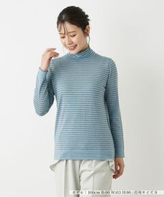Leilian / レリアン ニット・セーター | ボーダー柄カットソー