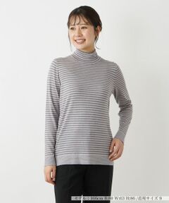 Leilian / レリアン ニット・セーター | ボーダー柄カットソー