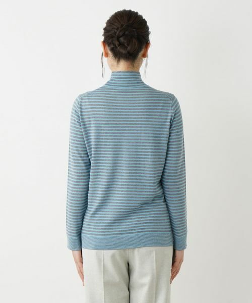Leilian / レリアン ニット・セーター | ボーダー柄カットソー | 詳細16