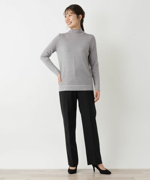 Leilian / レリアン ニット・セーター | ボーダー柄カットソー | 詳細6