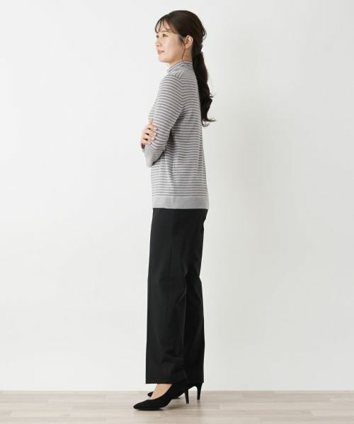 Leilian / レリアン ニット・セーター | ボーダー柄カットソー | 詳細7