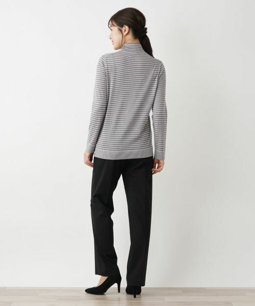 Leilian / レリアン ニット・セーター | ボーダー柄カットソー | 詳細8