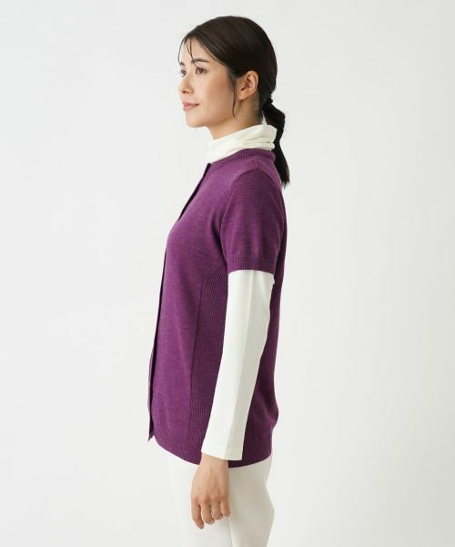 Leilian / レリアン テーラードジャケット | ハーフスリーブニットベスト | 詳細17