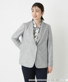 Leilian / レリアン テーラードジャケット | ジャージー素材ジャケット