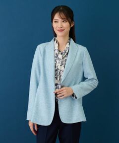 Leilian / レリアン テーラードジャケット | ジャージー素材ジャケット