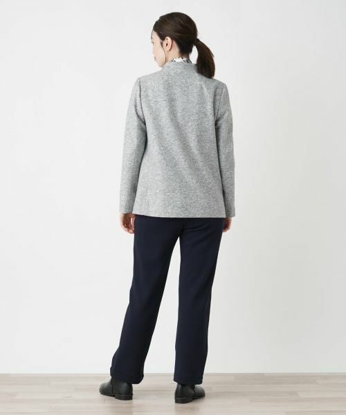 Leilian / レリアン テーラードジャケット | ジャージー素材ジャケット | 詳細20