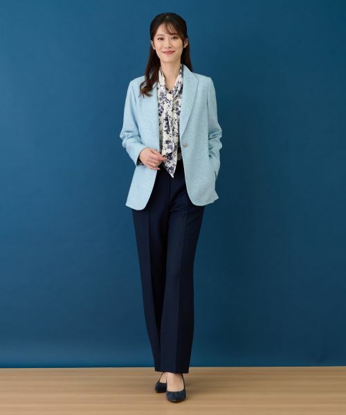 Leilian / レリアン テーラードジャケット | ジャージー素材ジャケット | 詳細4