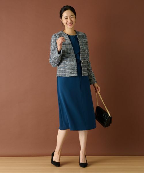 Leilian / レリアン テーラードジャケット | ストレッチジャケット | 詳細2