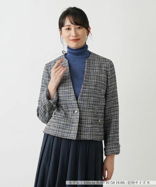 Leilian / レリアン テーラードジャケット | ストレッチジャケット | 詳細21