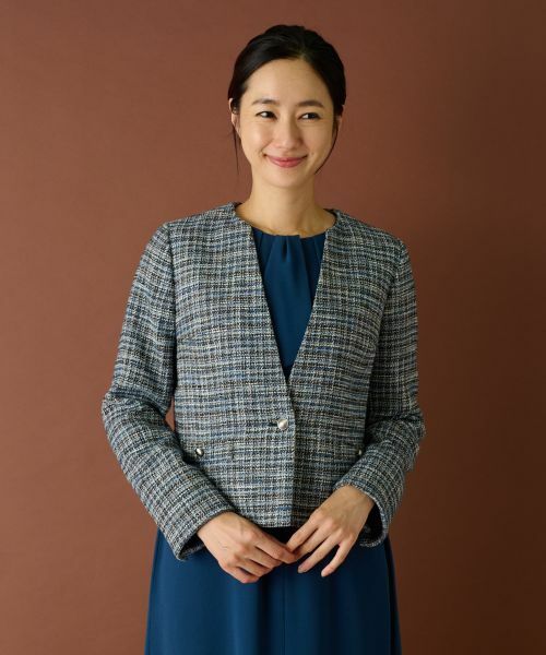 Leilian / レリアン テーラードジャケット | ストレッチジャケット | 詳細5