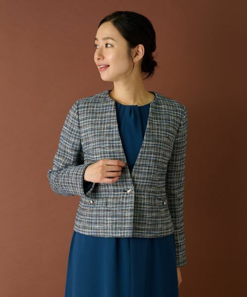 Leilian / レリアン テーラードジャケット | ストレッチジャケット | 詳細6