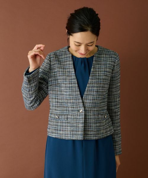 Leilian / レリアン テーラードジャケット | ストレッチジャケット | 詳細7