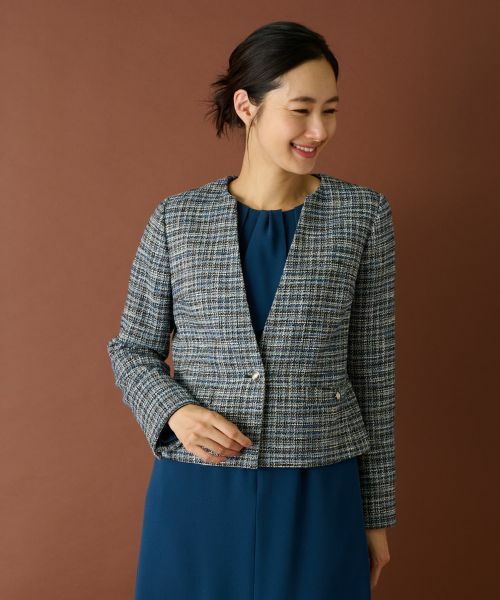 Leilian / レリアン テーラードジャケット | ストレッチジャケット | 詳細8