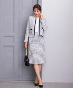 Leilian / レリアン セットアップ | 【フォーマル】ノーカラースーツ