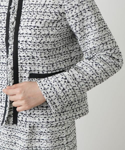 Leilian / レリアン セットアップ | 【フォーマル】ノーカラースーツ | 詳細10