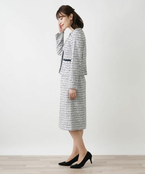 Leilian / レリアン セットアップ | 【フォーマル】ノーカラースーツ | 詳細3