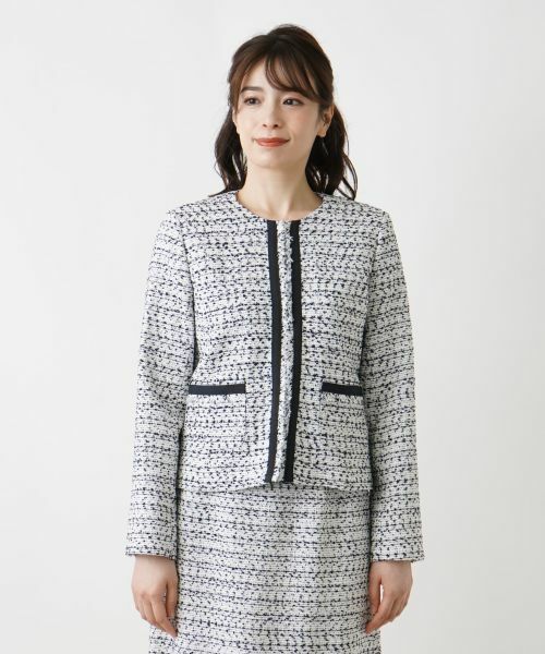 Leilian / レリアン セットアップ | 【フォーマル】ノーカラースーツ | 詳細5