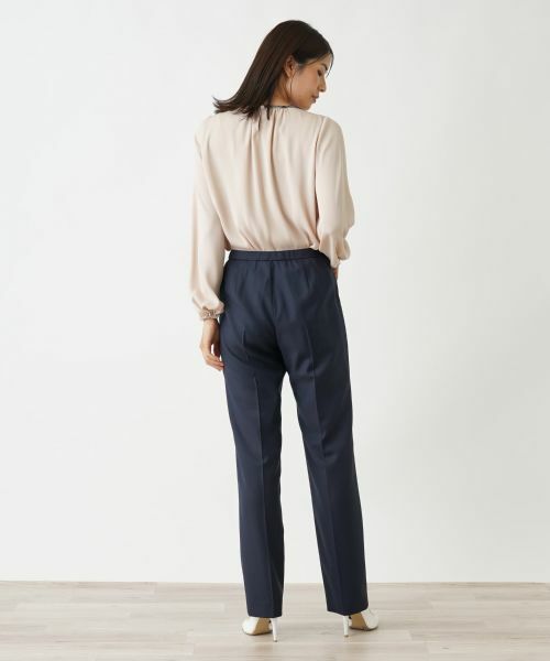 Leilian / レリアン その他パンツ | センタープレスパンツ【LORO PIANA】 | 詳細3