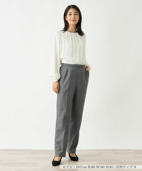 Leilian / レリアン その他パンツ | センタープレスパンツ【LORO PIANA】 | 詳細7