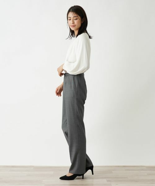 Leilian / レリアン その他パンツ | センタープレスパンツ【LORO PIANA】 | 詳細8