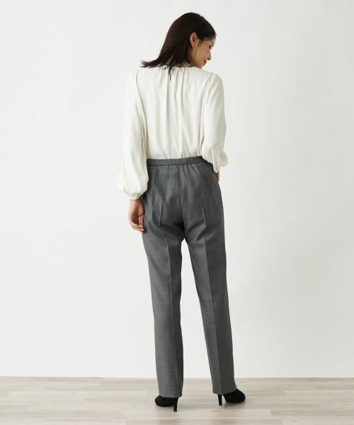 Leilian / レリアン その他パンツ | センタープレスパンツ【LORO PIANA】 | 詳細9