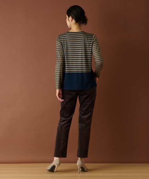 Leilian / レリアン デニムパンツ | 【あったか素材】ストレッチコーデュロイパンツ【L JEANS】 | 詳細10